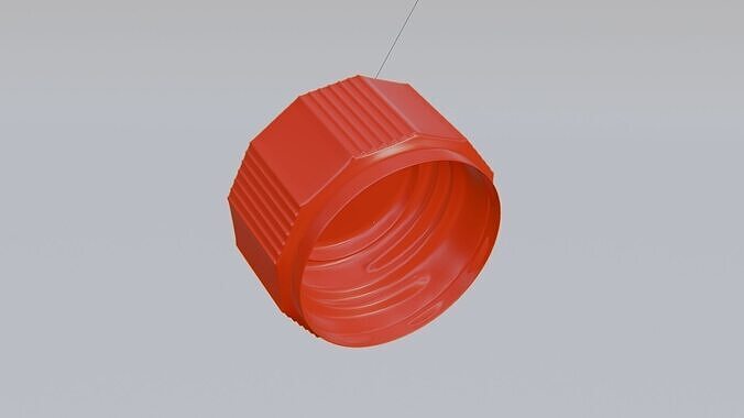 Plastic Bottle Cap 3D model