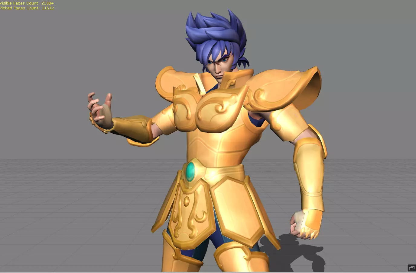 Valir Leo Ikki Low-poly 3D model_0