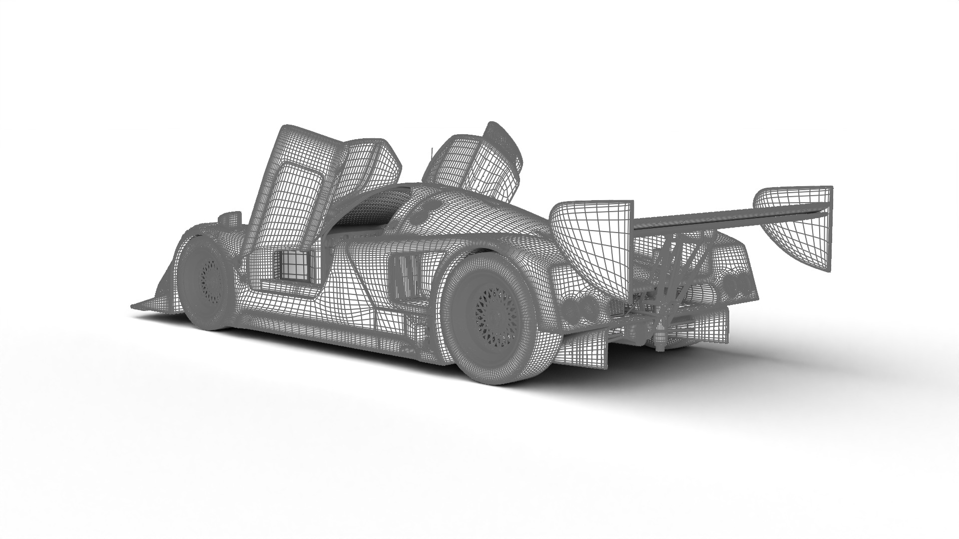 Nissan R90CK Italya Team Racing 1990 HQ 3d model 3D model_26