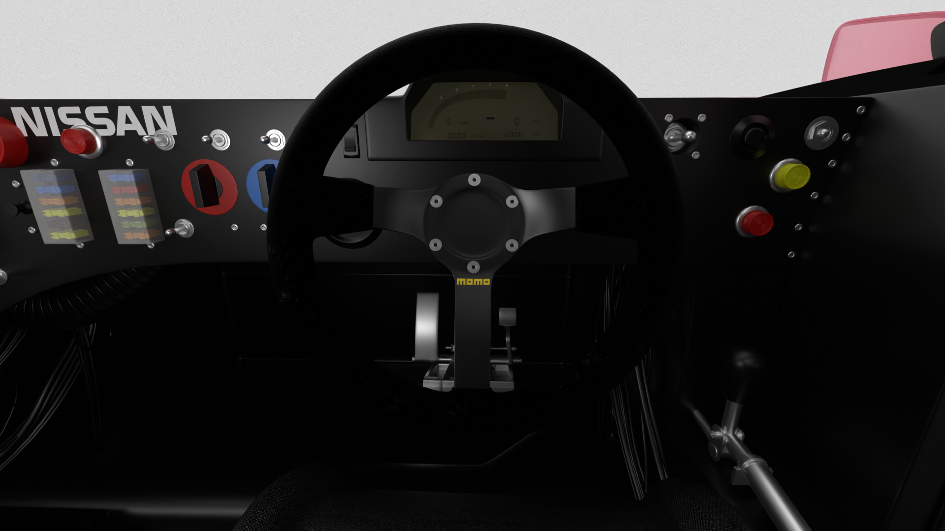 Nissan R90CK Italya Team Racing 1990 HQ 3d model 3D model_24