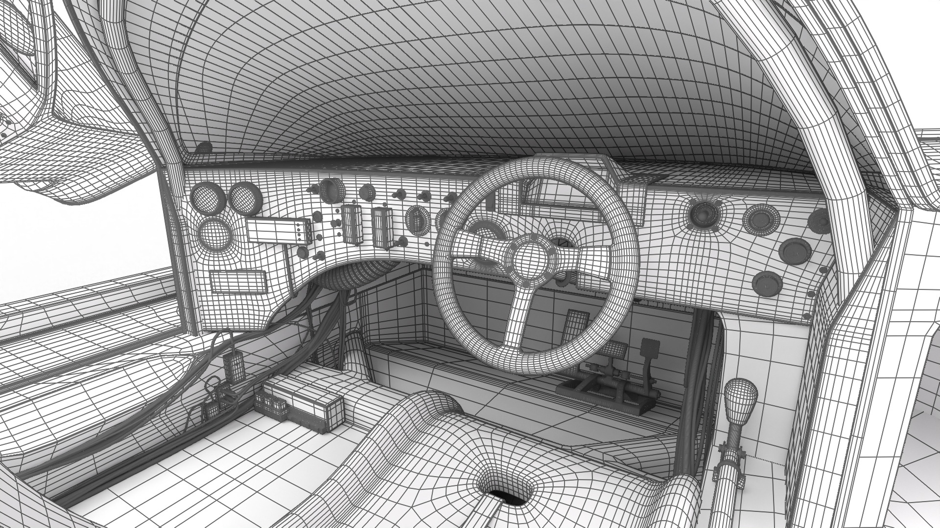 Nissan R90CK Italya Team Racing 1990 HQ 3d model 3D model_44