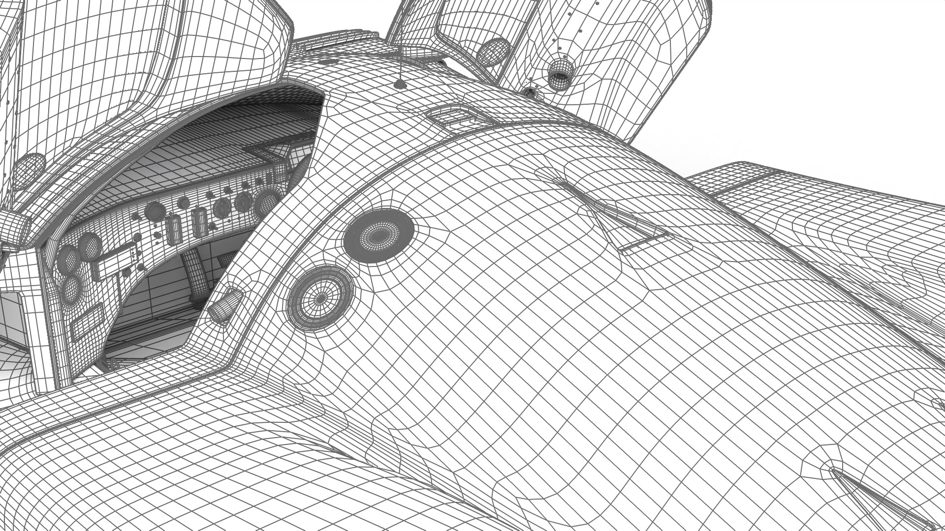 Nissan R90CK Italya Team Racing 1990 HQ 3d model 3D model_43