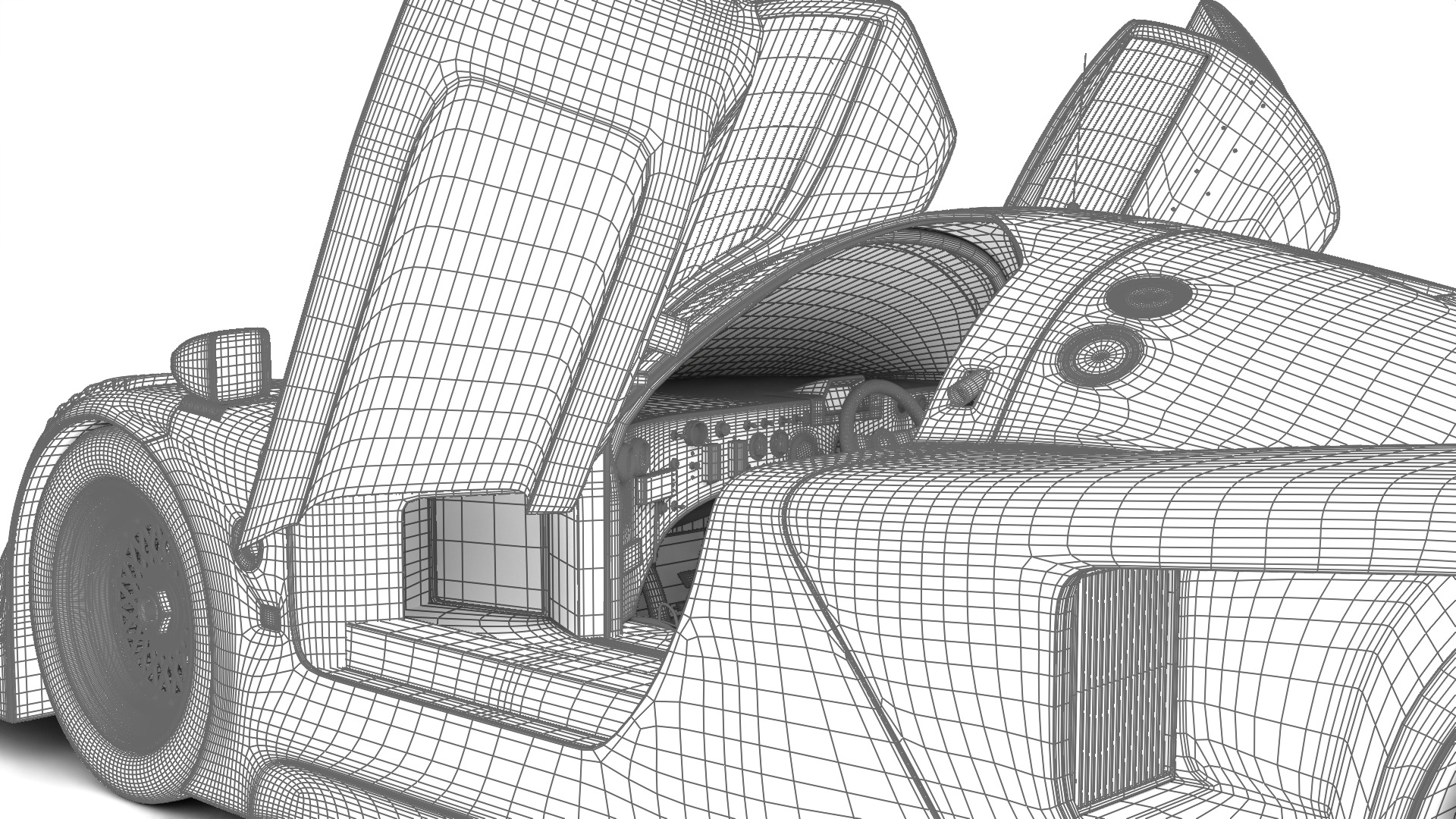 Nissan R90CK Italya Team Racing 1990 HQ 3d model 3D model_40