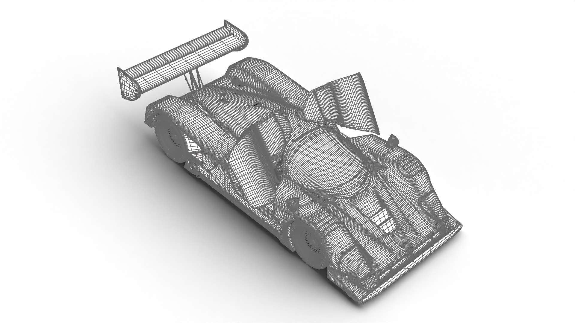 Nissan R90CK Italya Team Racing 1990 HQ 3d model 3D model_33