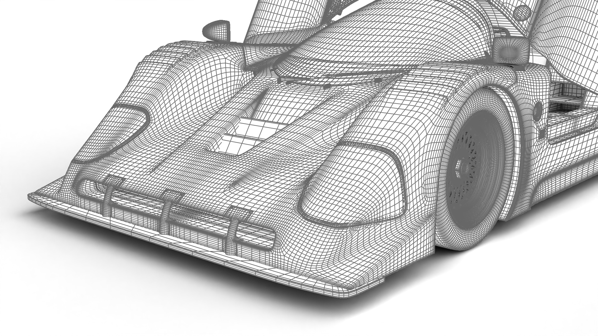 Nissan R90CK Italya Team Racing 1990 HQ 3d model 3D model_27