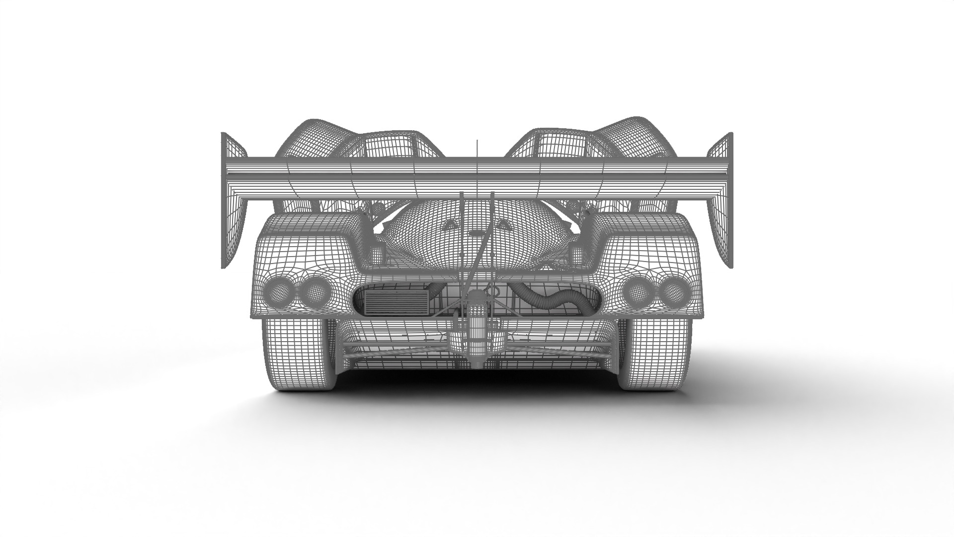 Nissan R90CK Italya Team Racing 1990 HQ 3d model 3D model_36