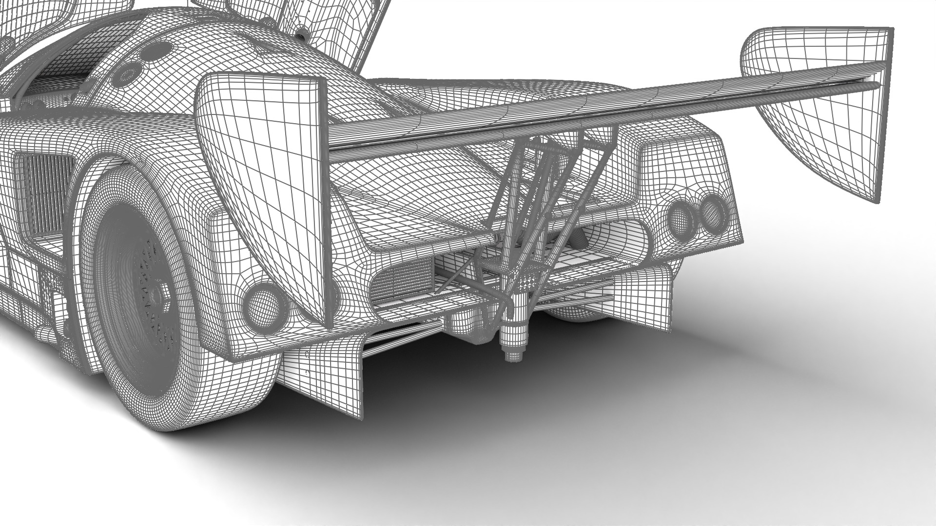 Nissan R90CK Italya Team Racing 1990 HQ 3d model 3D model_28