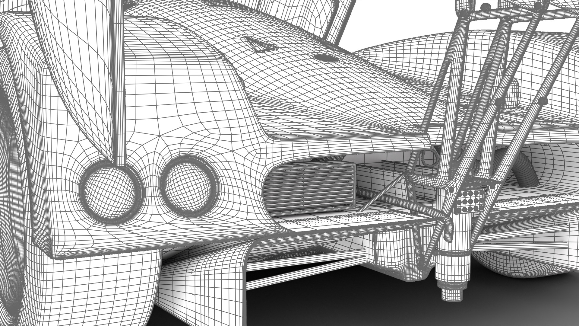 Nissan R90CK Italya Team Racing 1990 HQ 3d model 3D model_39