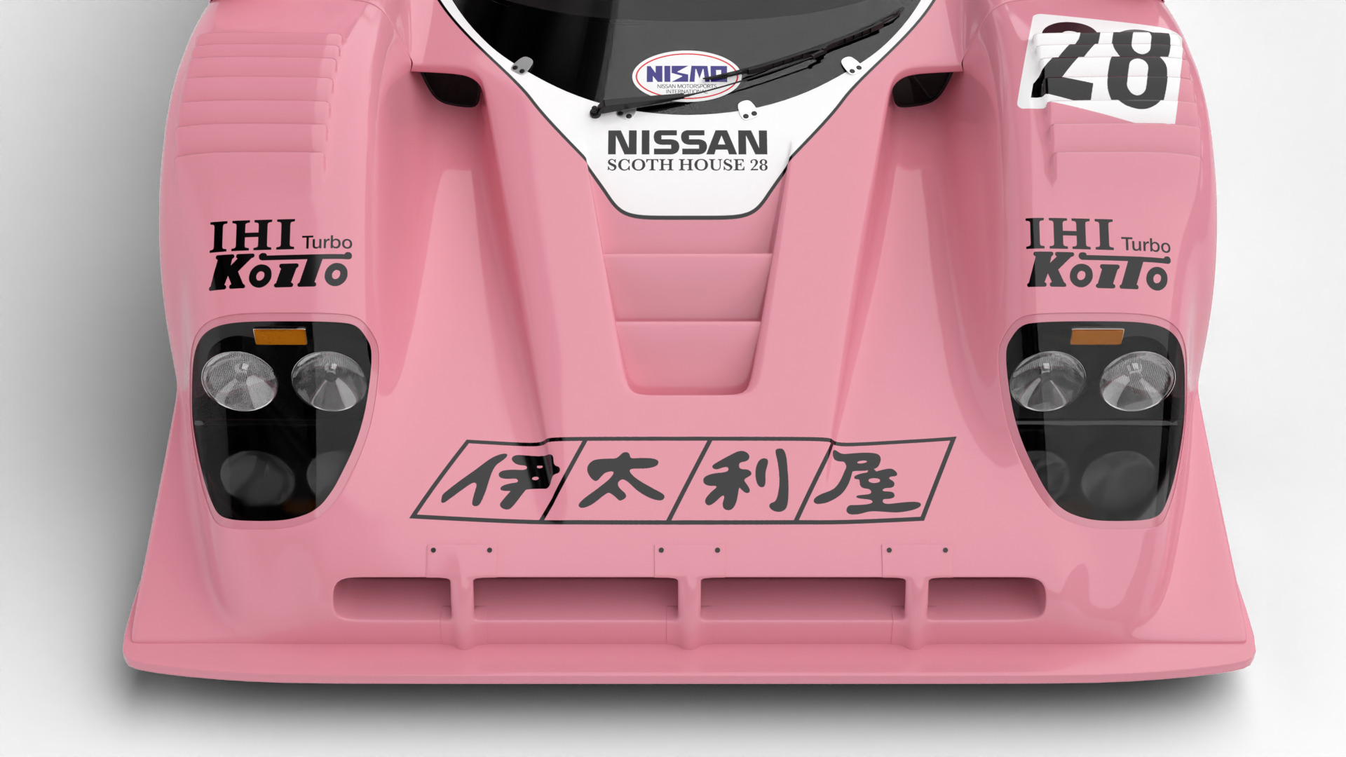 Nissan R90CK Italya Team Racing 1990 HQ 3d model 3D model_17