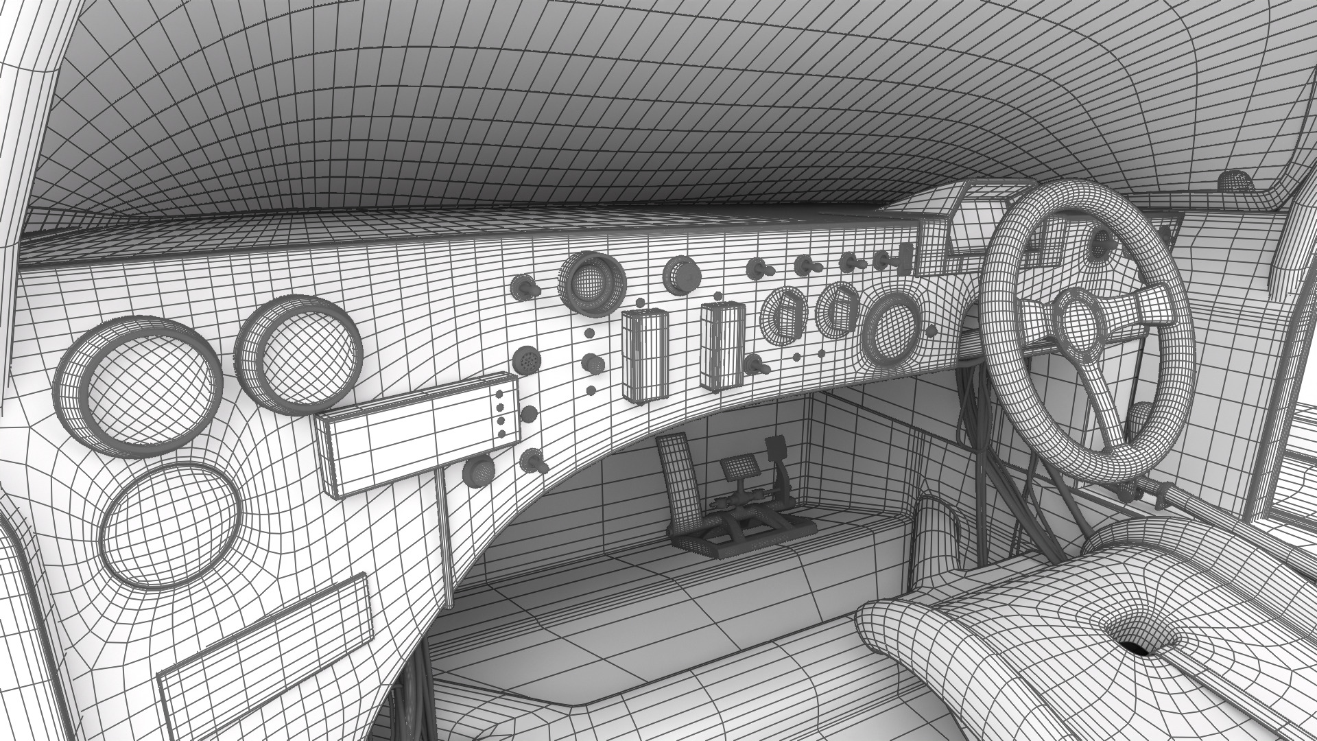 Nissan R90CK Italya Team Racing 1990 HQ 3d model 3D model_46