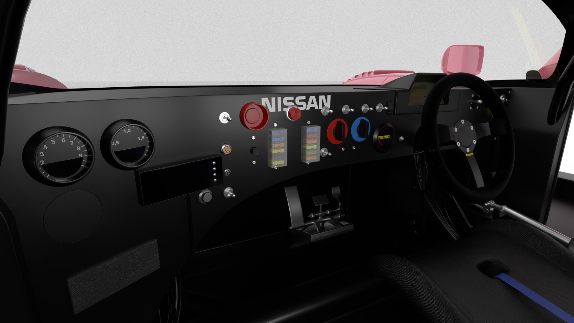 Nissan R90CK Italya Team Racing 1990 HQ 3d model 3D model_21