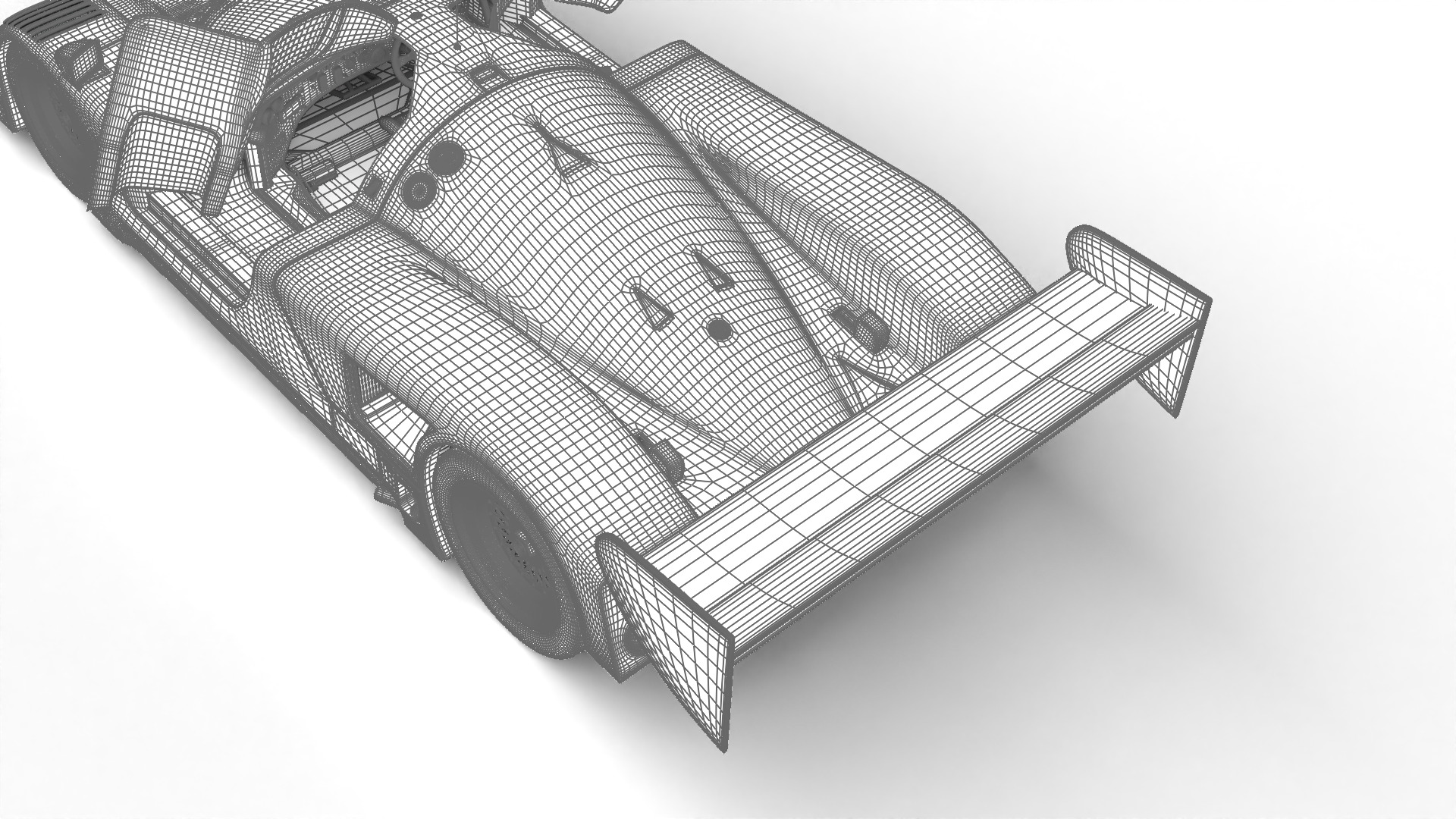 Nissan R90CK Italya Team Racing 1990 HQ 3d model 3D model_34