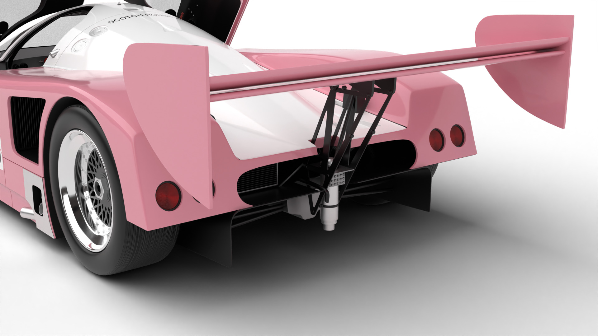 Nissan R90CK Italya Team Racing 1990 HQ 3d model 3D model_3