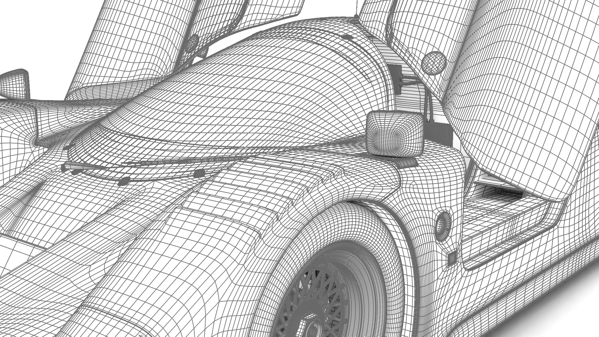 Nissan R90CK Italya Team Racing 1990 HQ 3d model 3D model_41