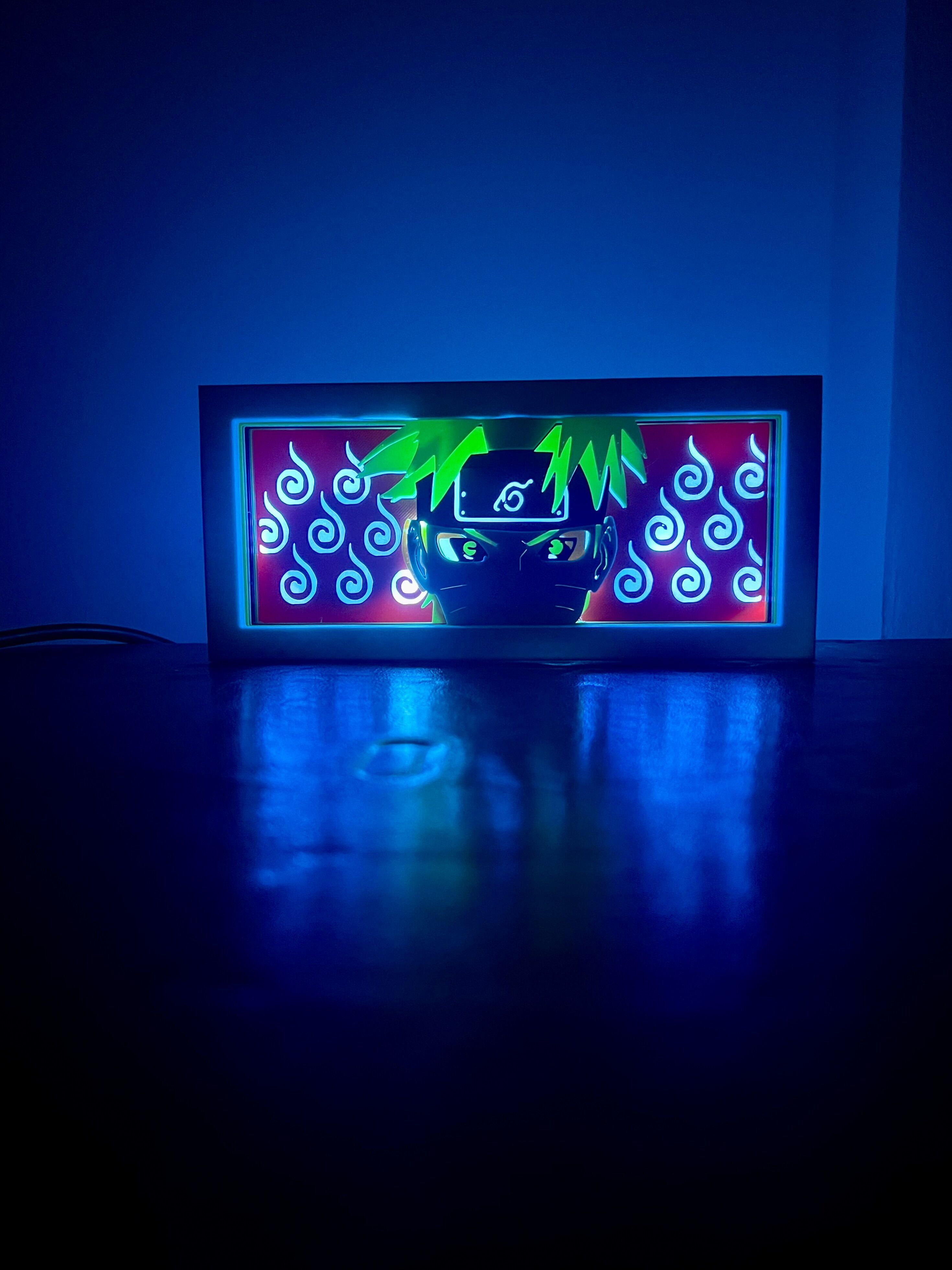 Naruto - LED Lightbox - NO AMS NEEDED 3D print model_2