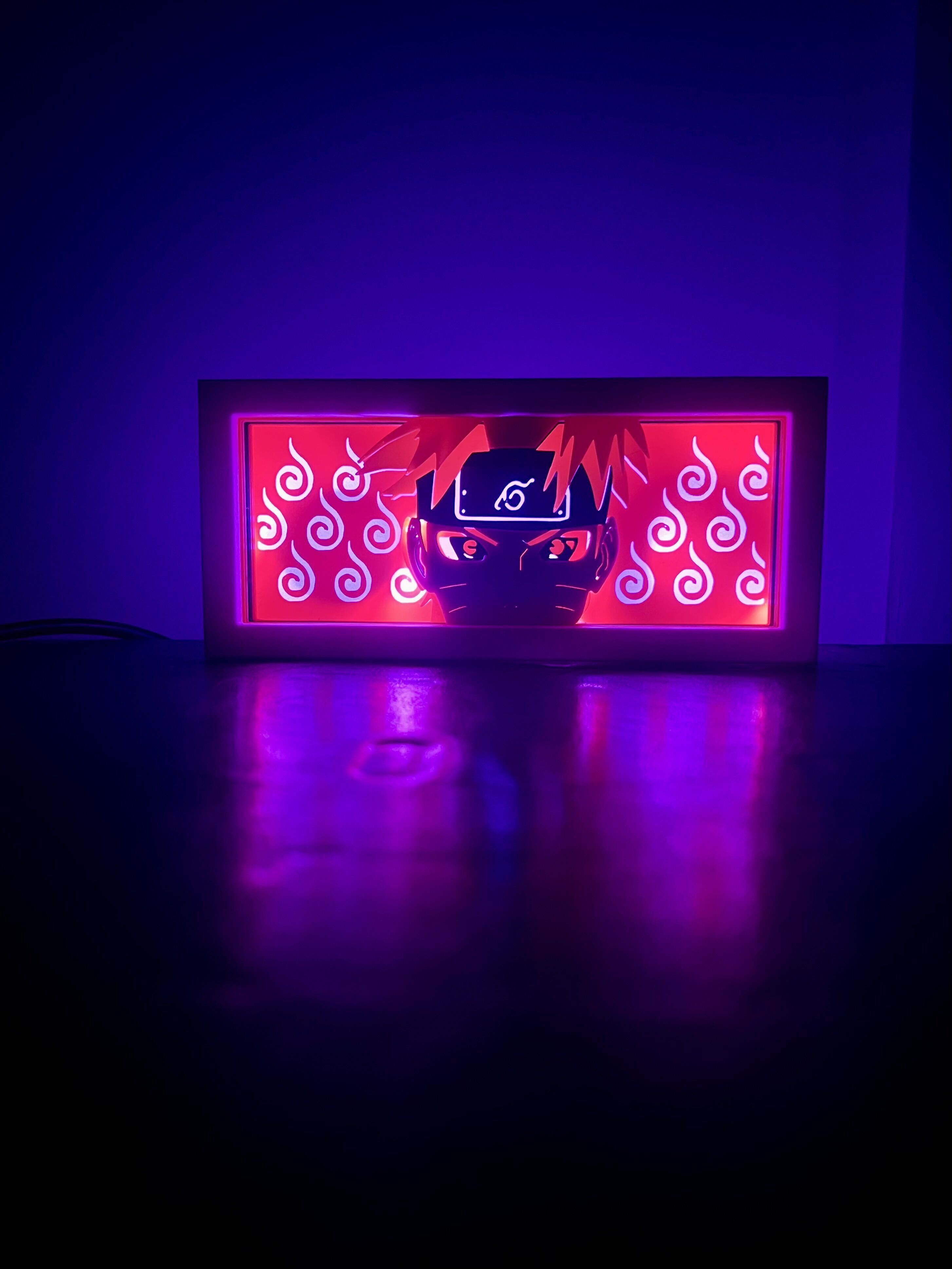 Naruto - LED Lightbox - NO AMS NEEDED 3D print model_3