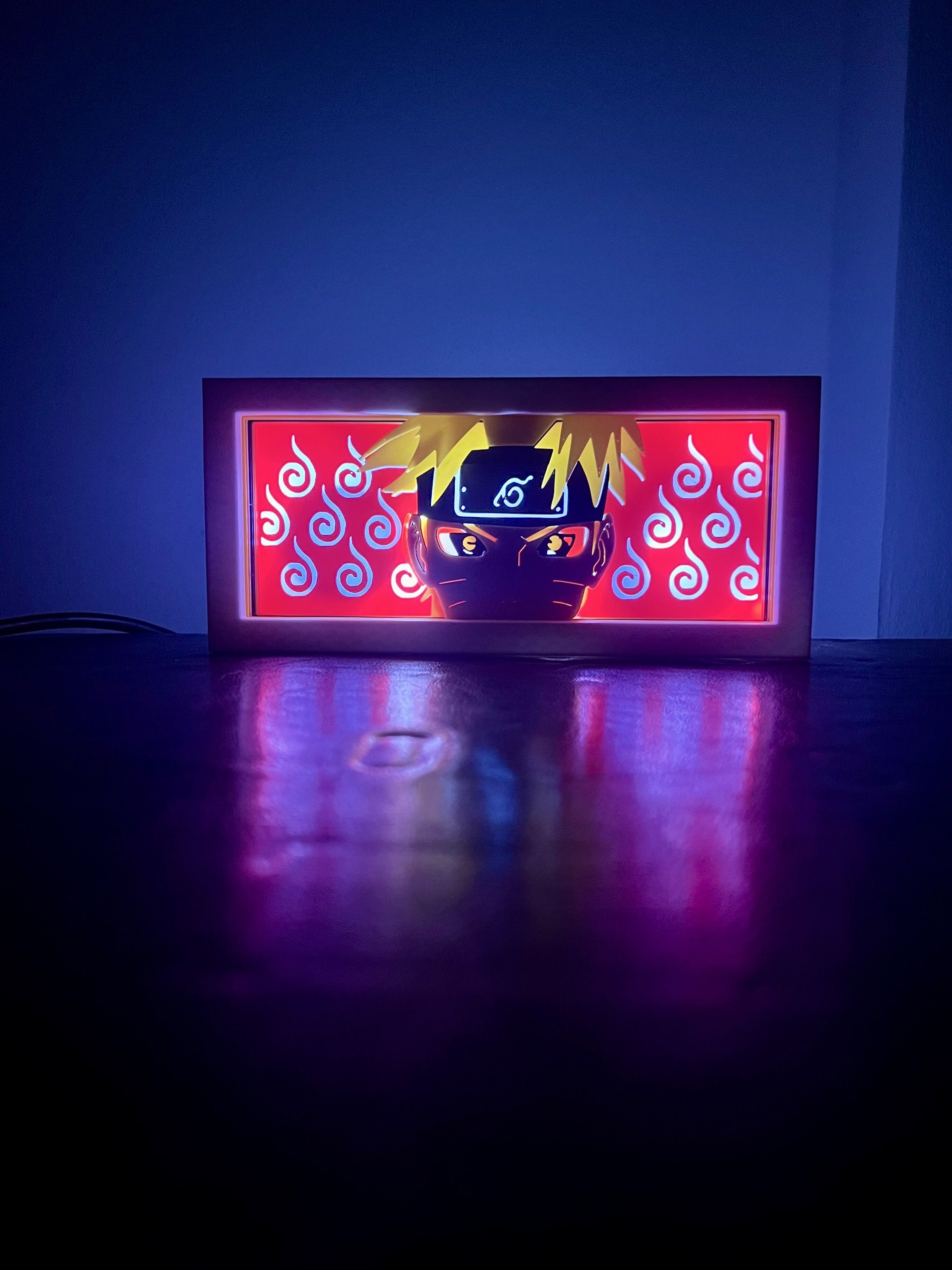 Naruto - LED Lightbox - NO AMS NEEDED 3D print model_4