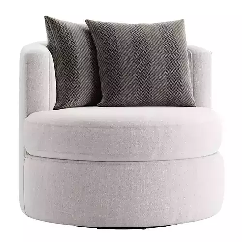 Lottie swivel armchair