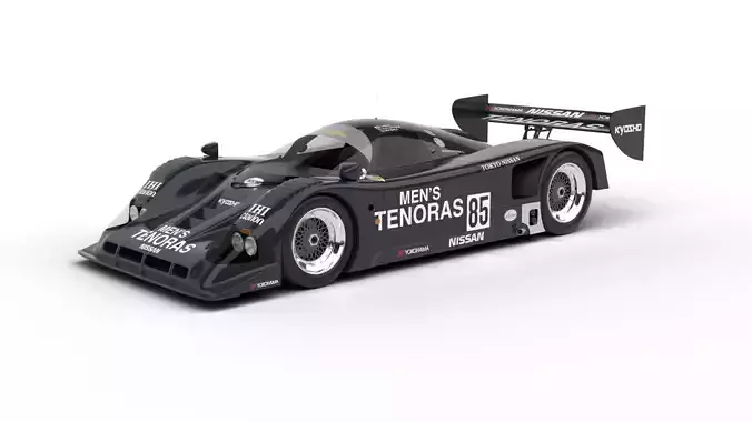 Nissan R90CK Tenoras Racing 1990 3d model 3D model