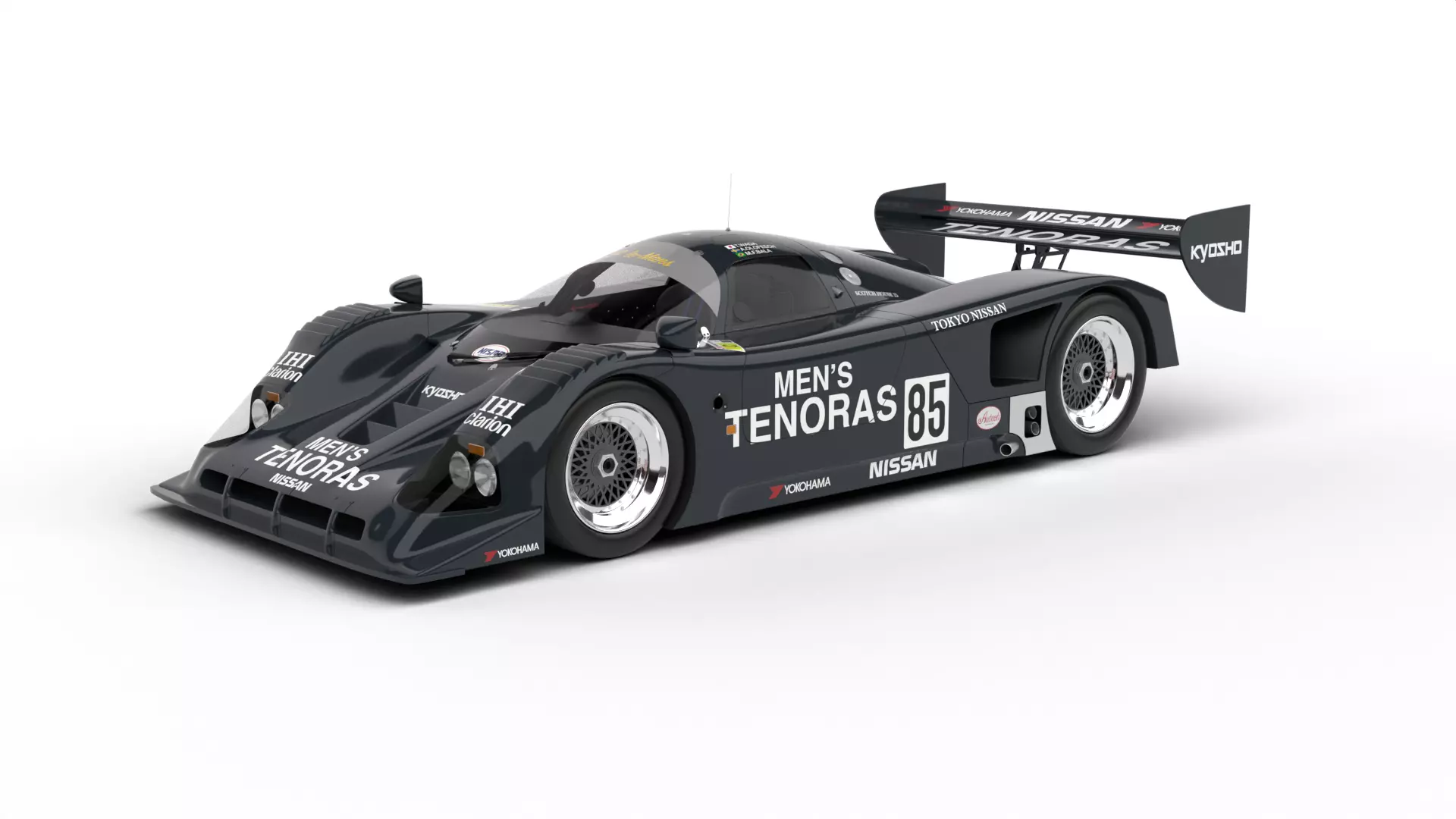 Nissan R90CK Tenoras Racing 1990 3d model 3D model