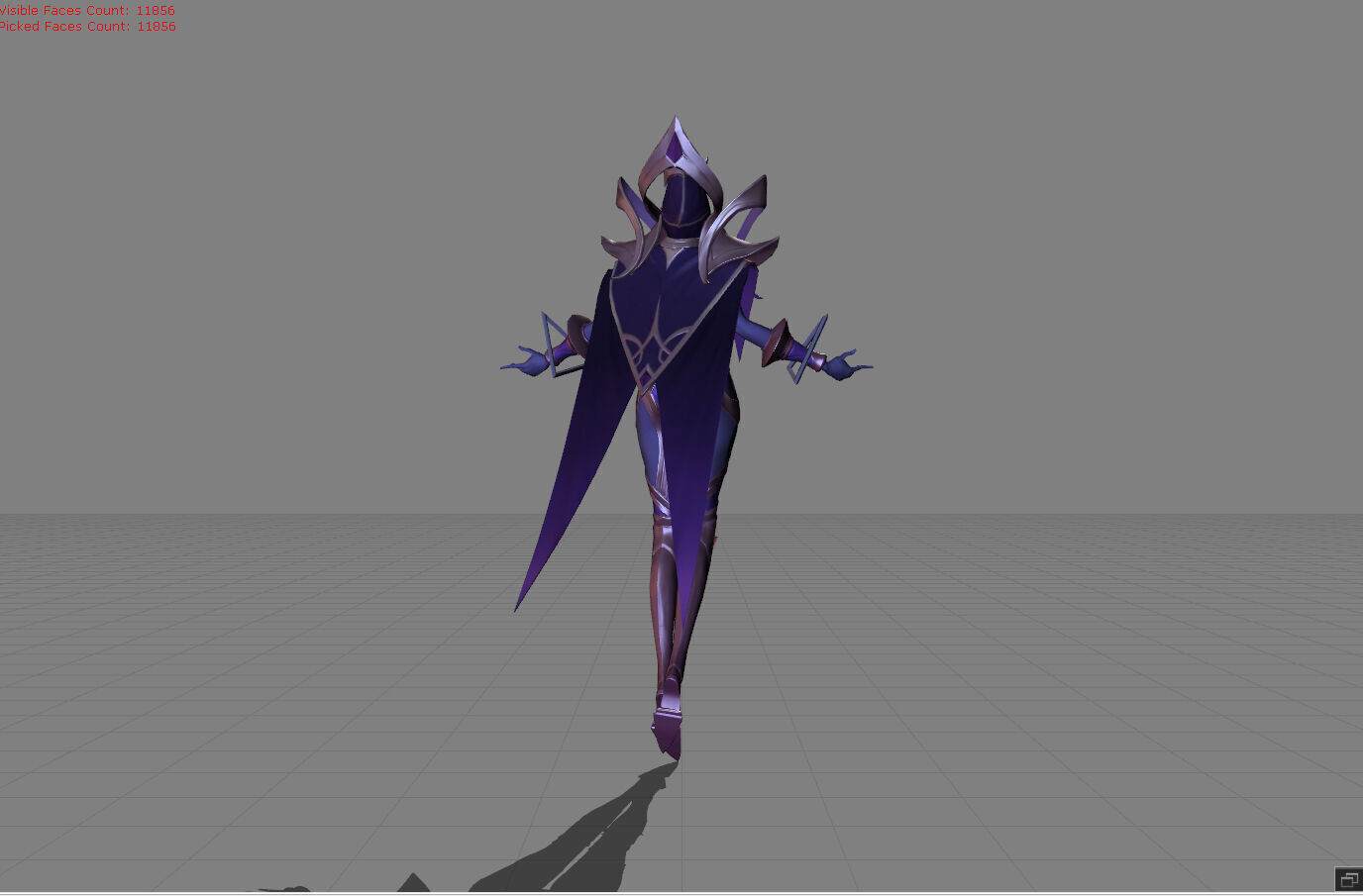 Yve Astrowarden Low-poly 3D model_5