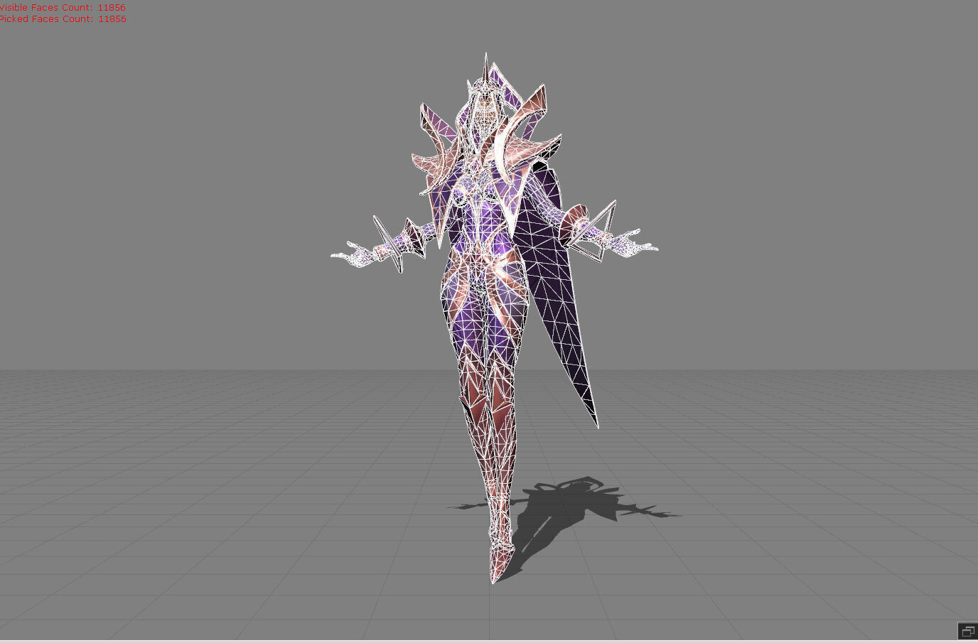 Yve Astrowarden Low-poly 3D model_6