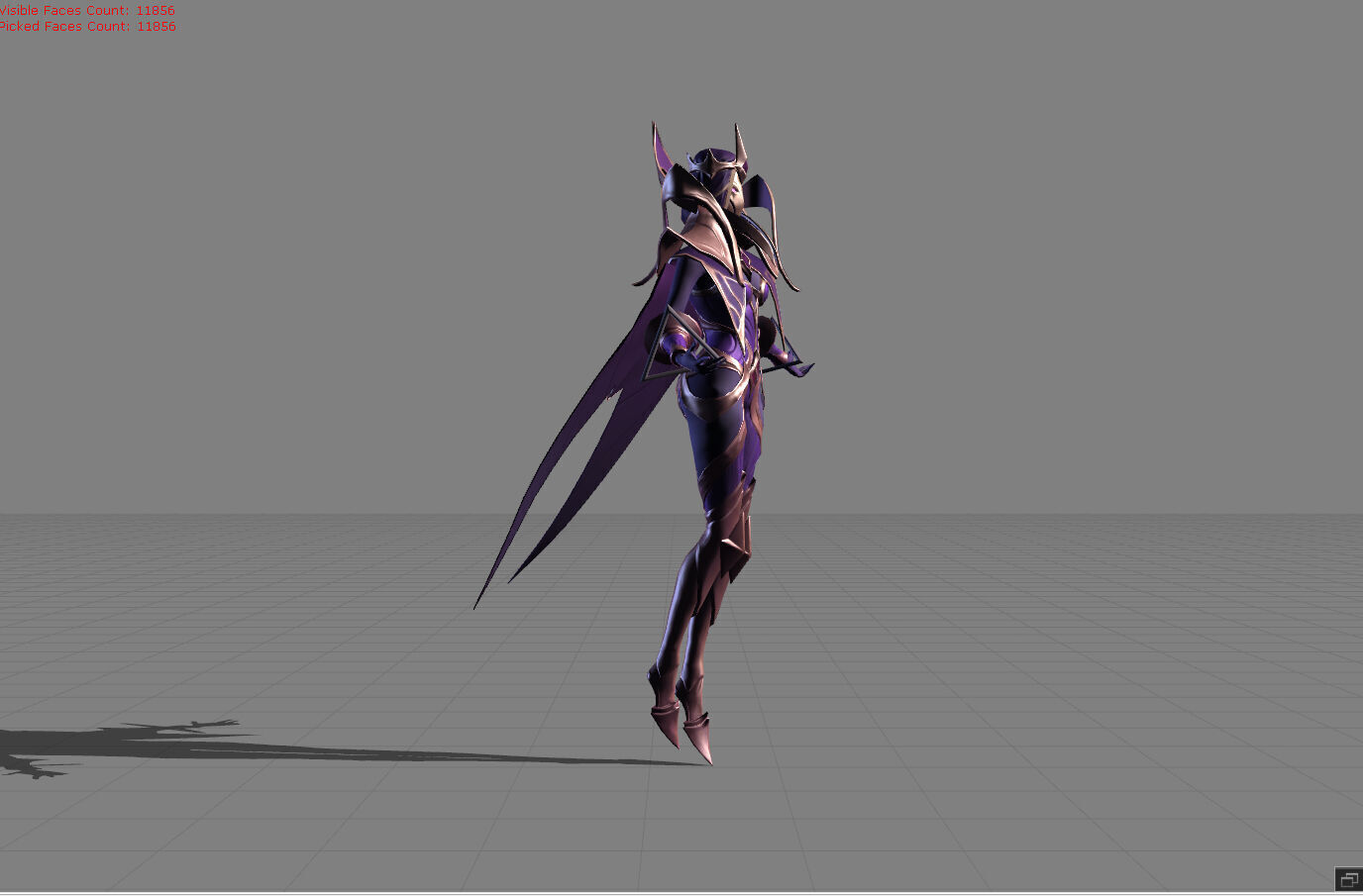 Yve Astrowarden Low-poly 3D model_3