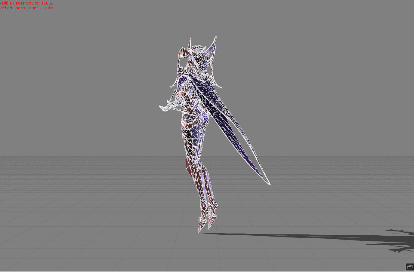 Yve Astrowarden Low-poly 3D model_8