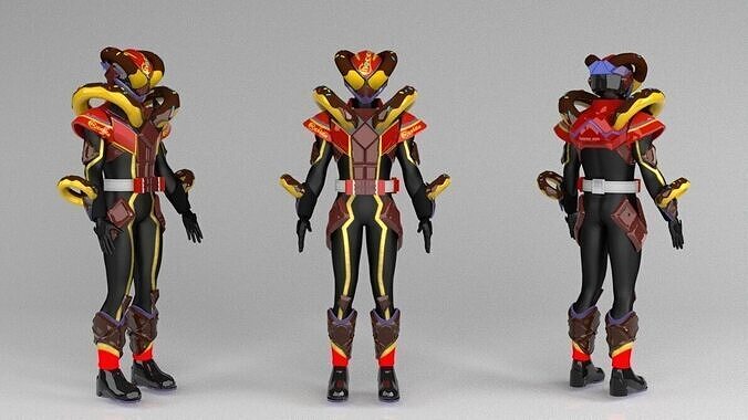 KAMEN RIDER VALEN DOUMARU 3D model