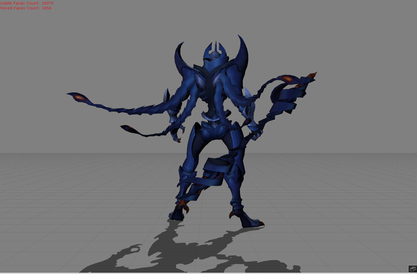 Zhask The King of Swarms Low-poly 3D model_5
