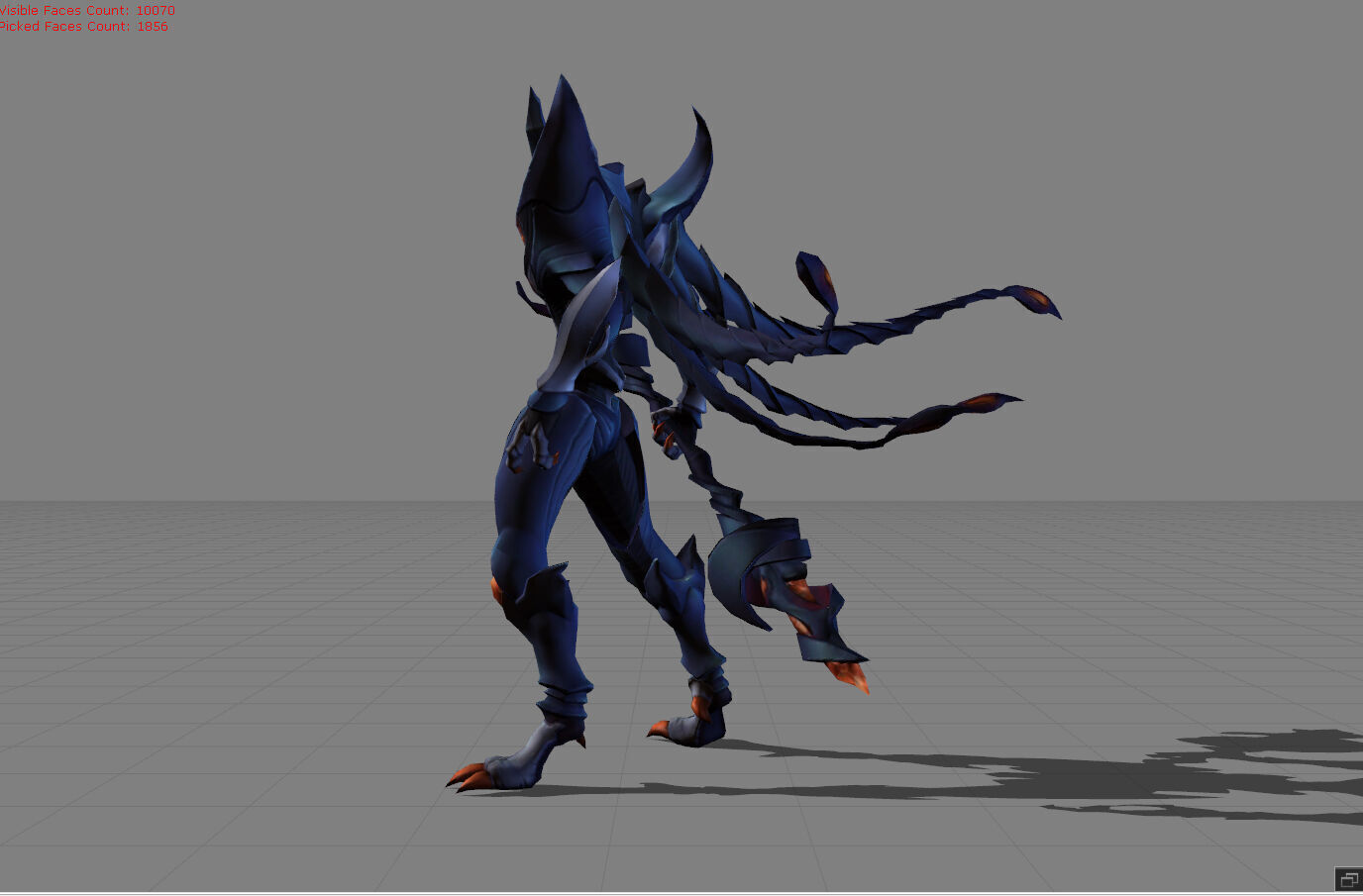 Zhask The King of Swarms Low-poly 3D model_4