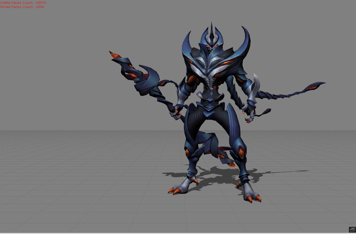 Zhask The King of Swarms Low-poly 3D model_2