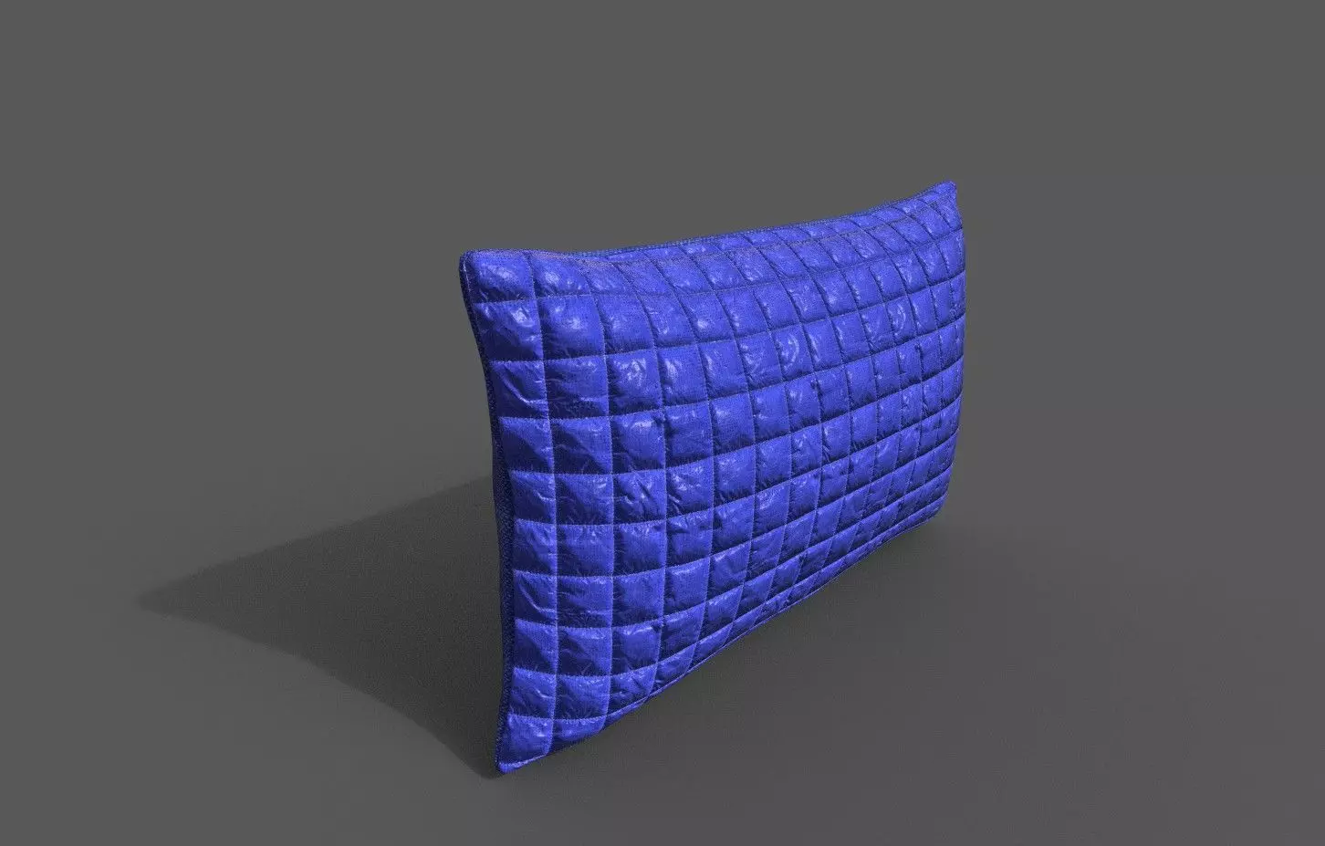 Cushion furniture Low-poly 3D model_0