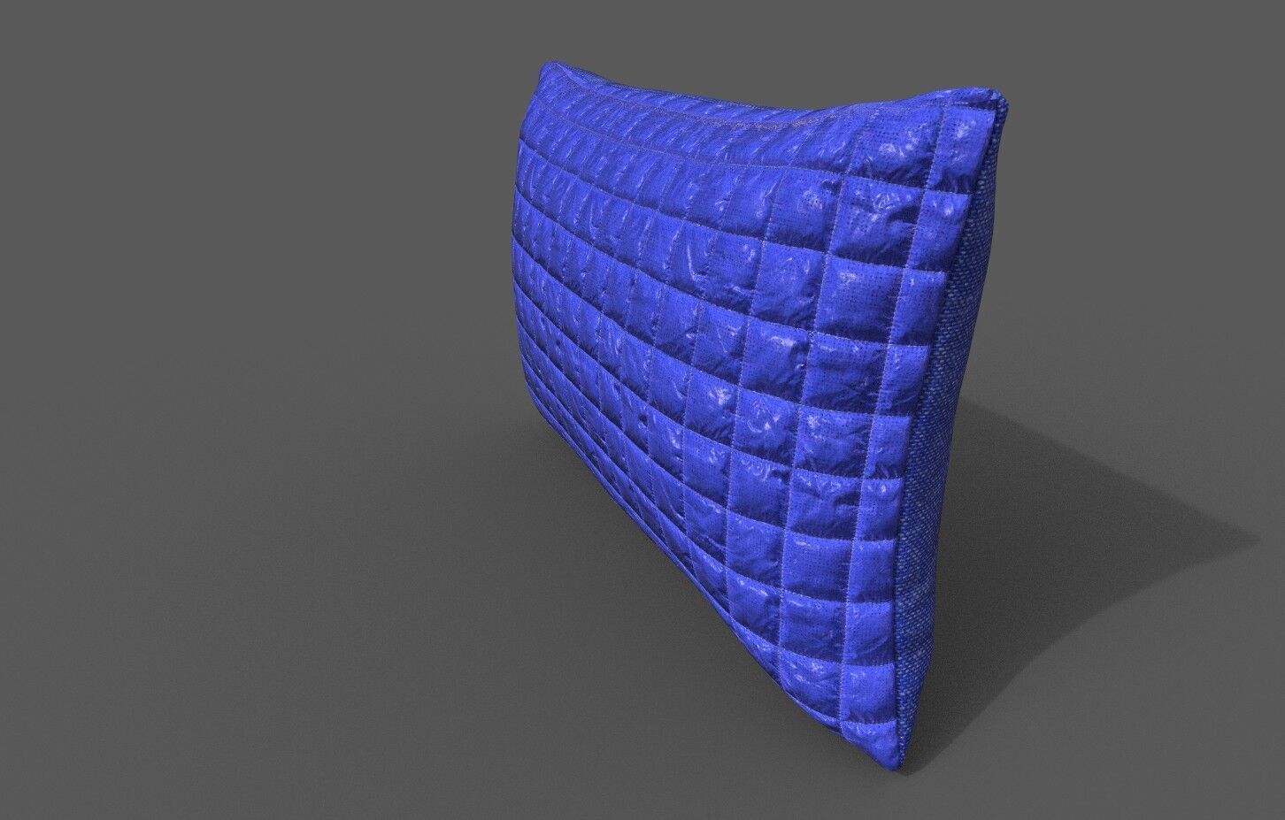 Cushion furniture Low-poly 3D model_2