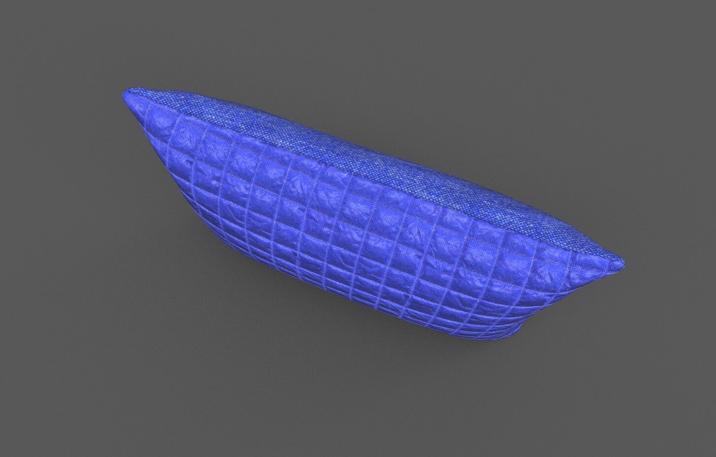 Cushion furniture Low-poly 3D model_4