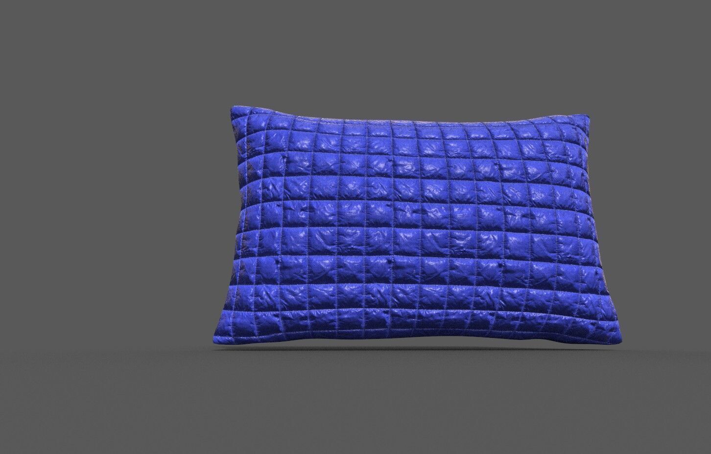 Cushion furniture Low-poly 3D model_1