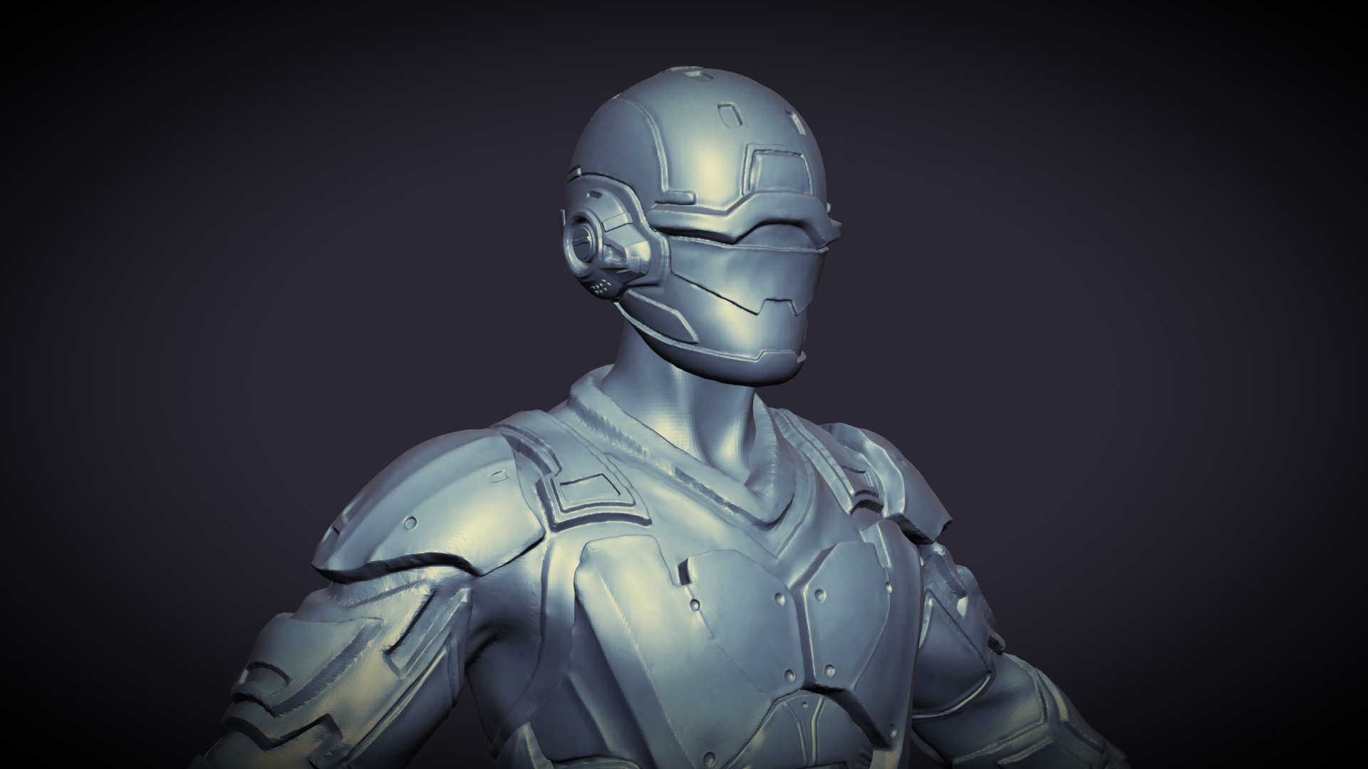 3D Character - Sci-Fi Soldier 3D model_3