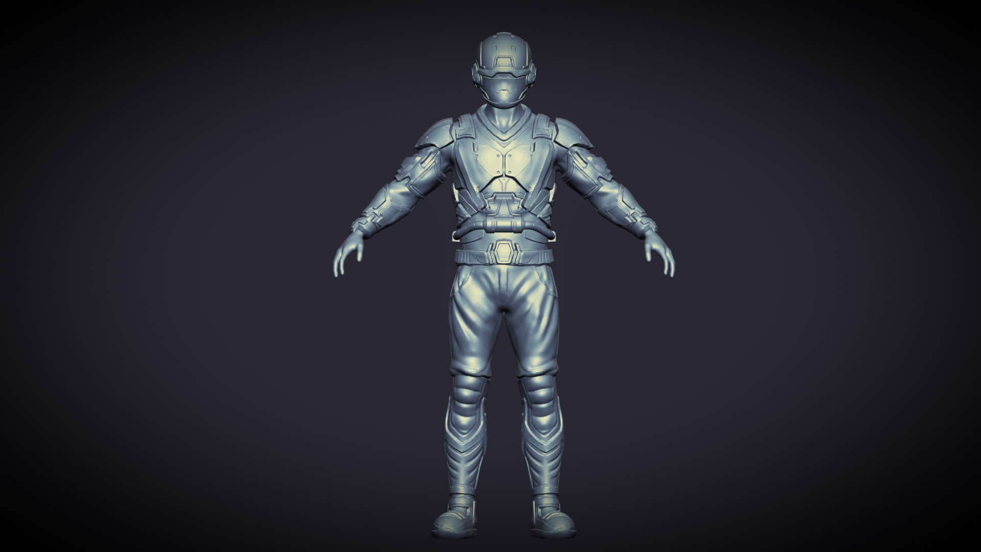 3D Character - Sci-Fi Soldier 3D model_4