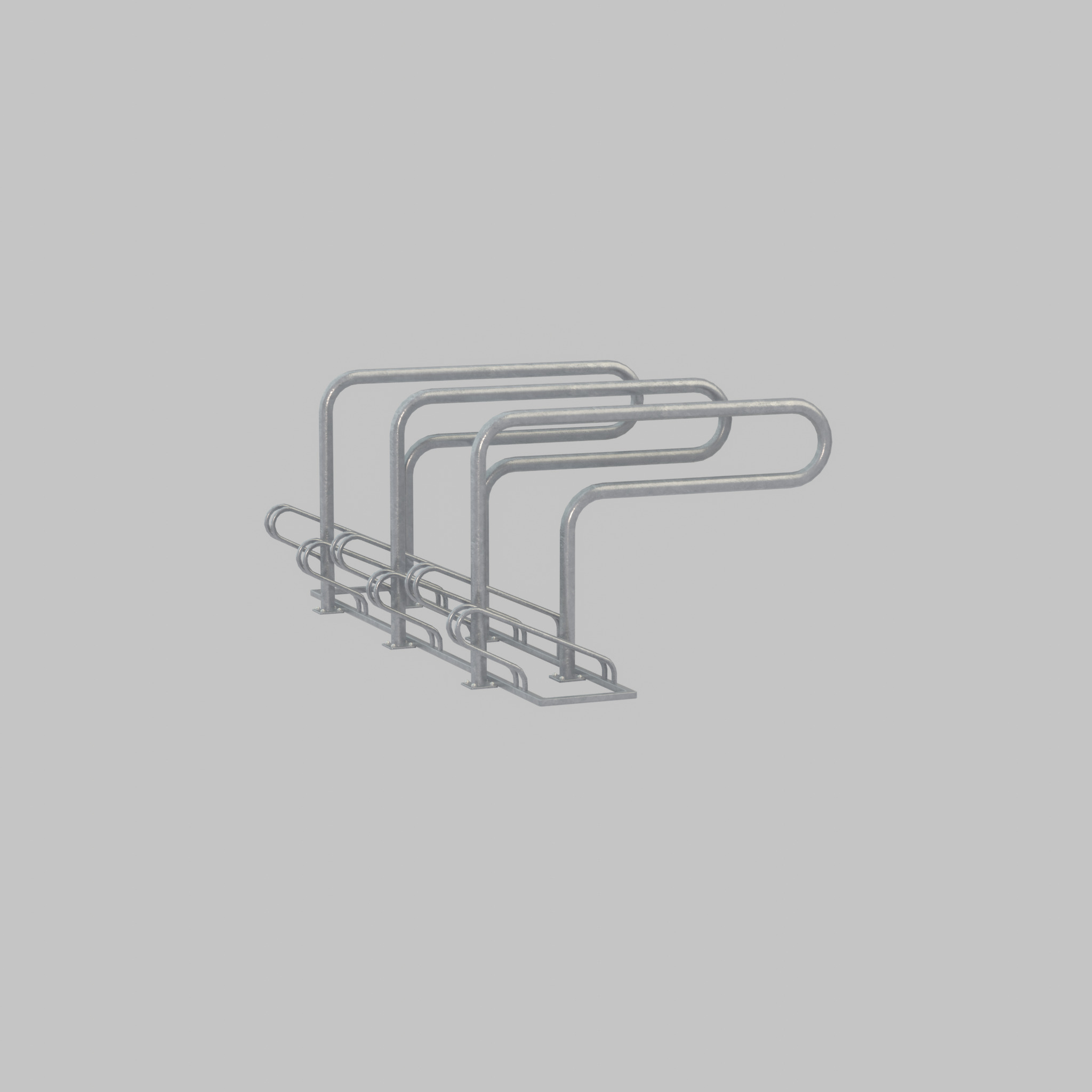 Bicycle Lean-to Parker Version 1 Low-poly 3D model_57