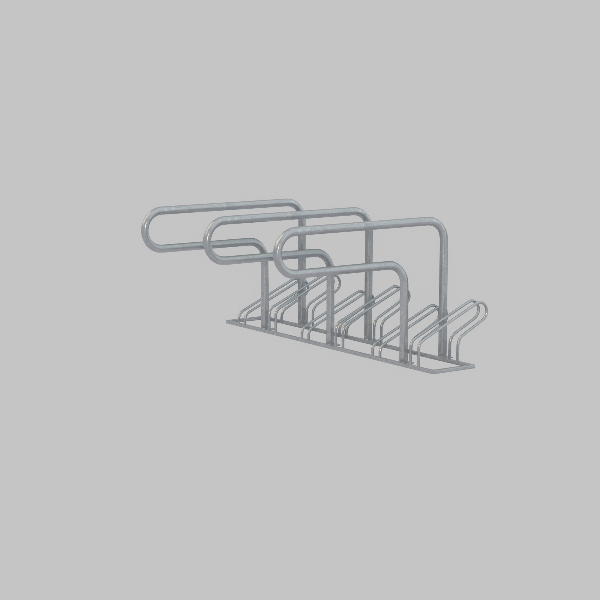 Bicycle Lean-to Parker Version 1 Low-poly 3D model_53