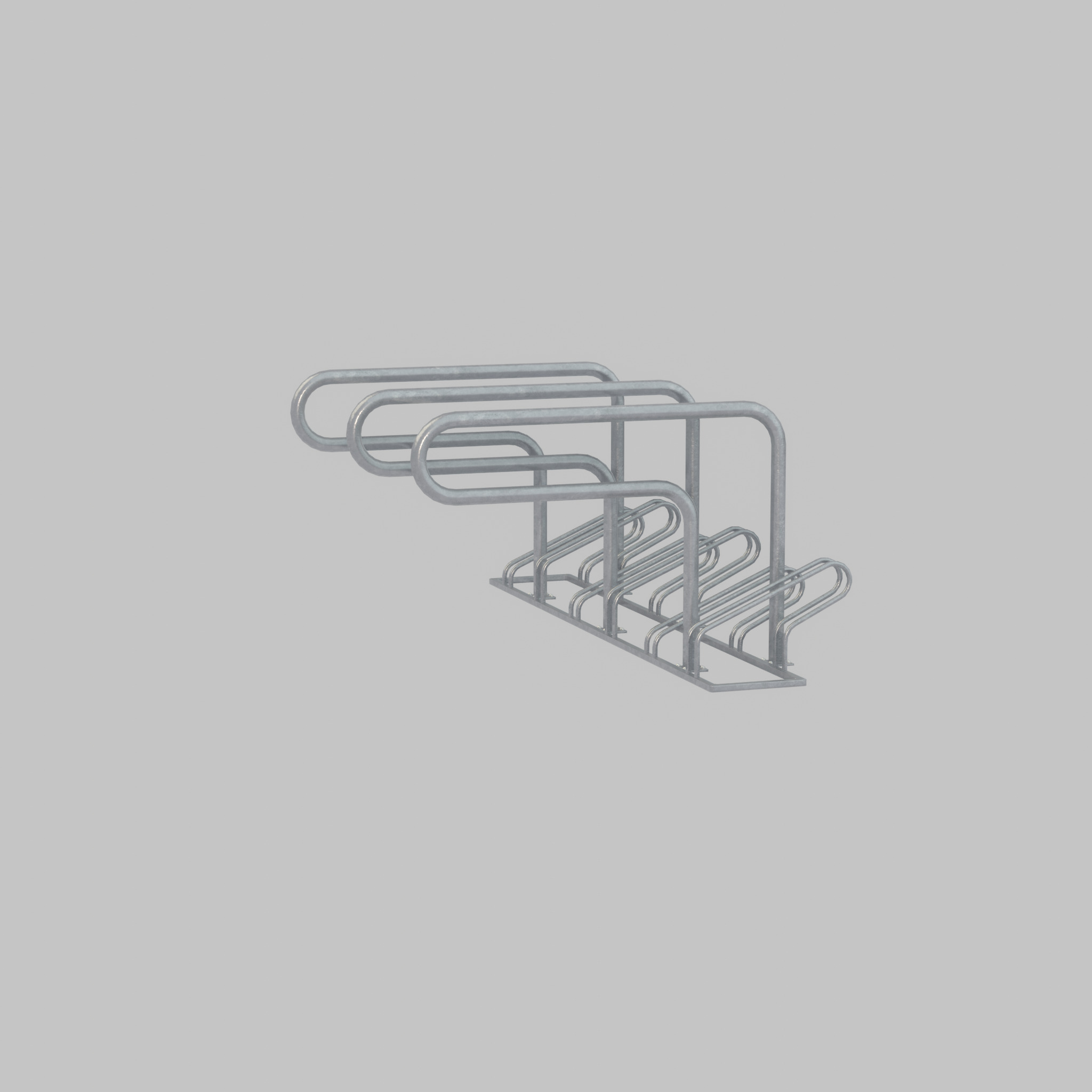 Bicycle Lean-to Parker Version 1 Low-poly 3D model_33