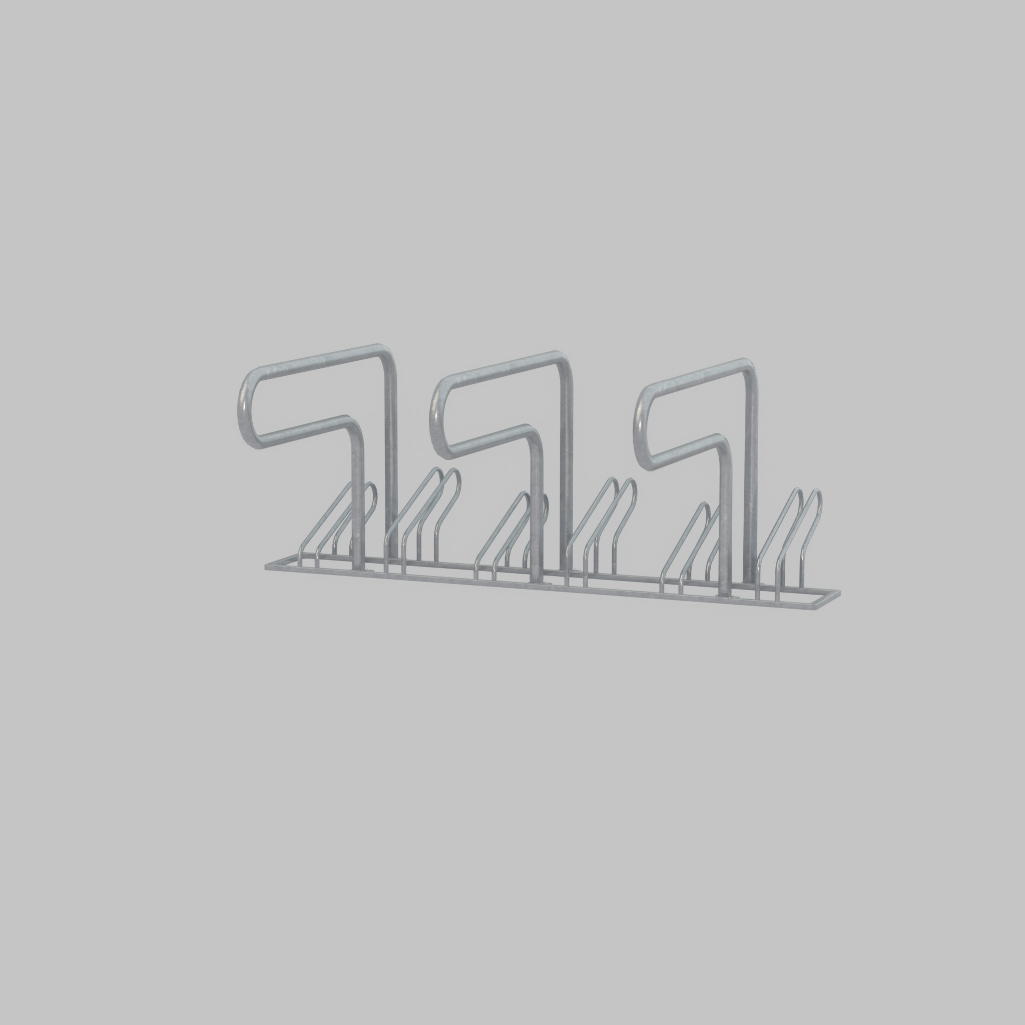 Bicycle Lean-to Parker Version 1 Low-poly 3D model_24