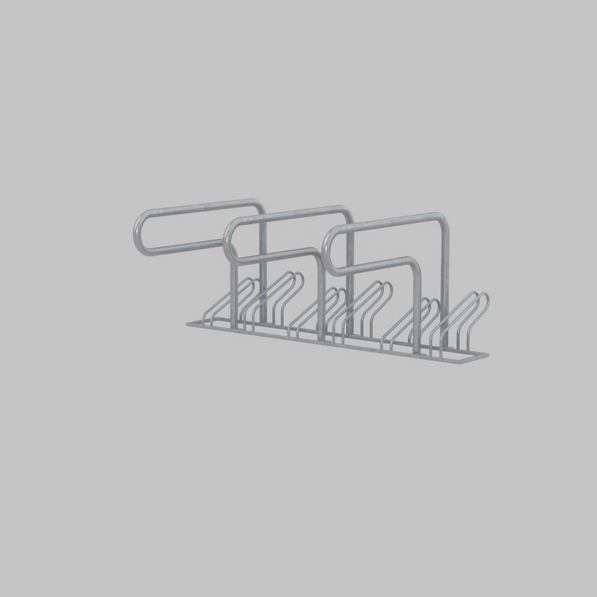 Bicycle Lean-to Parker Version 1 Low-poly 3D model_47