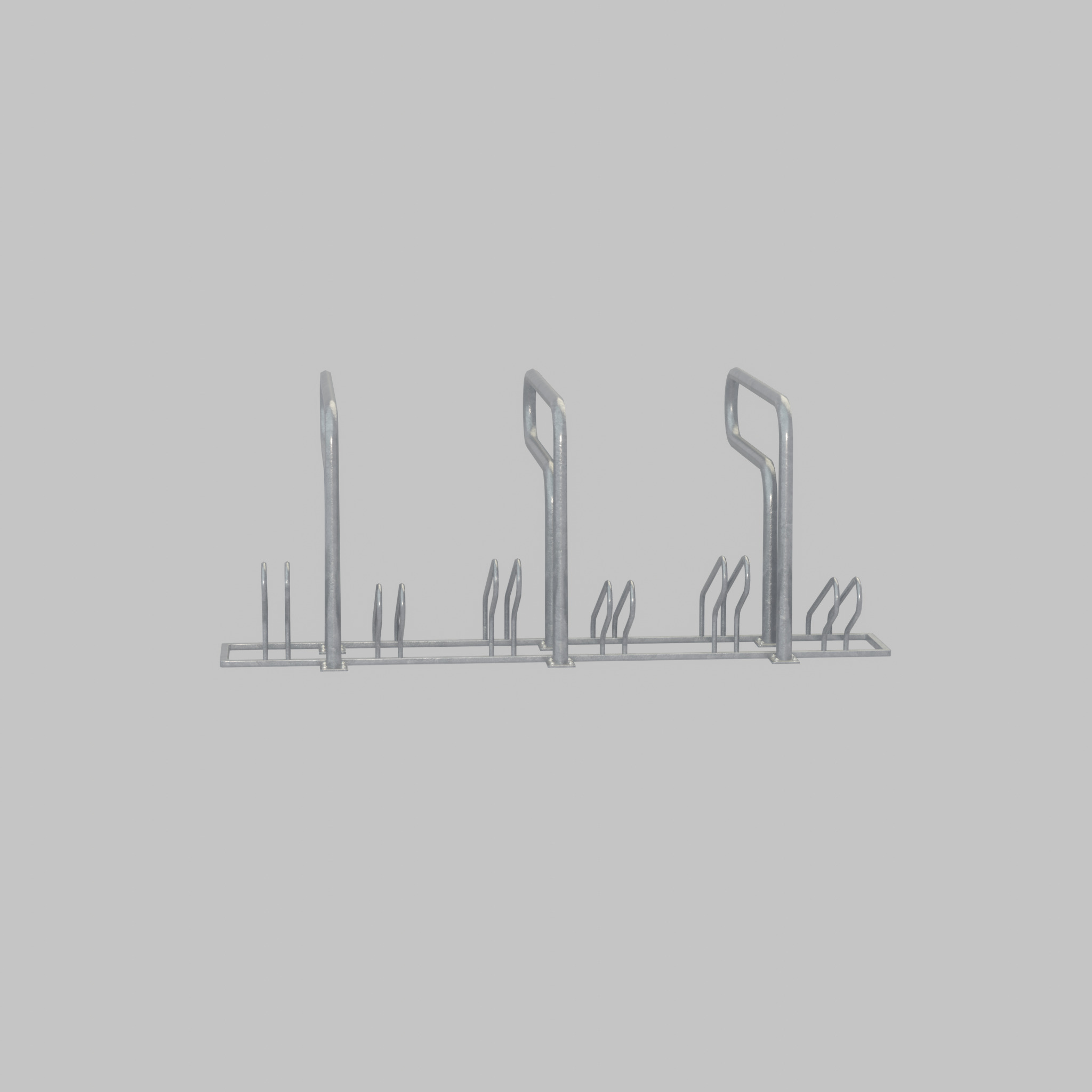 Bicycle Lean-to Parker Version 1 Low-poly 3D model_39