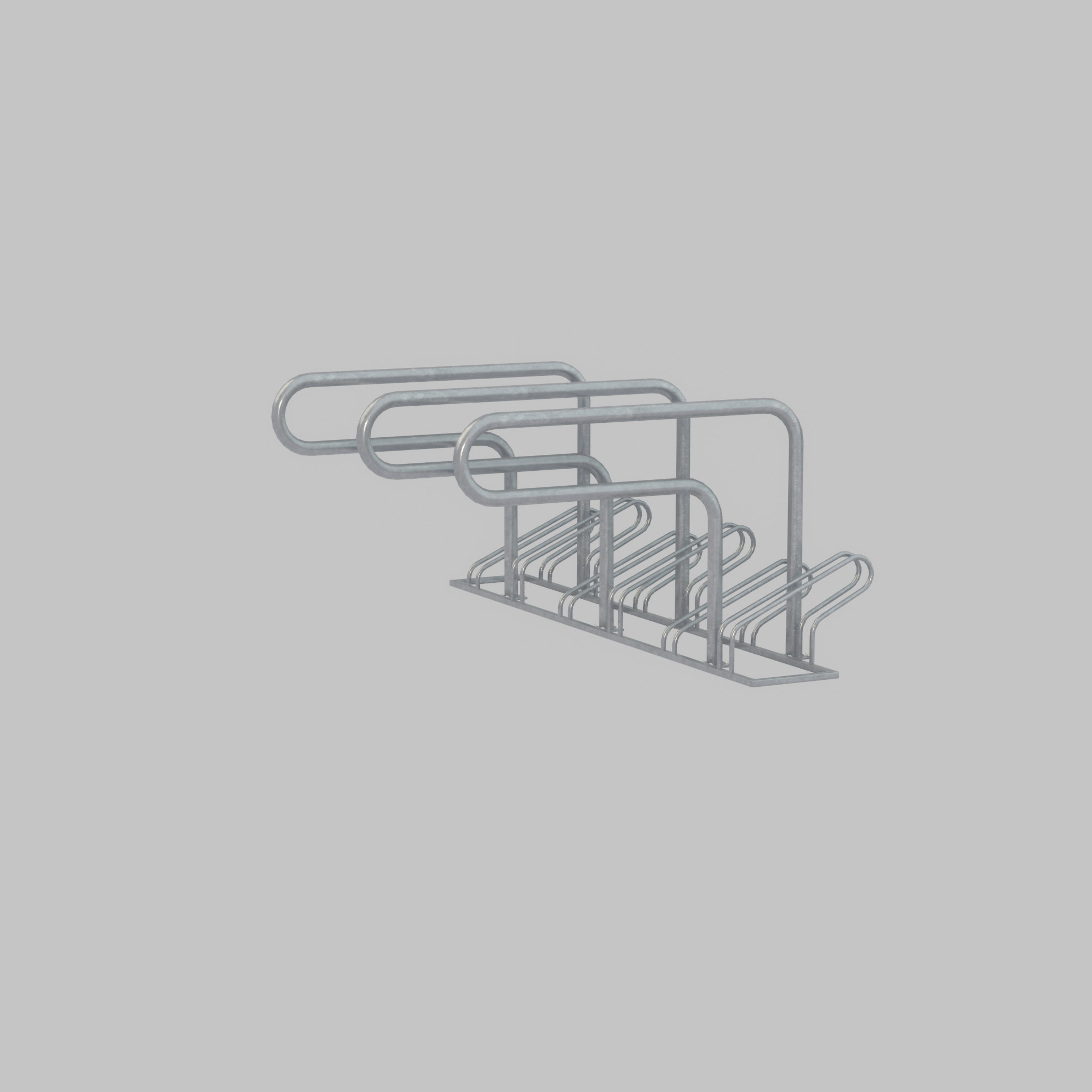 Bicycle Lean-to Parker Version 1 Low-poly 3D model_41