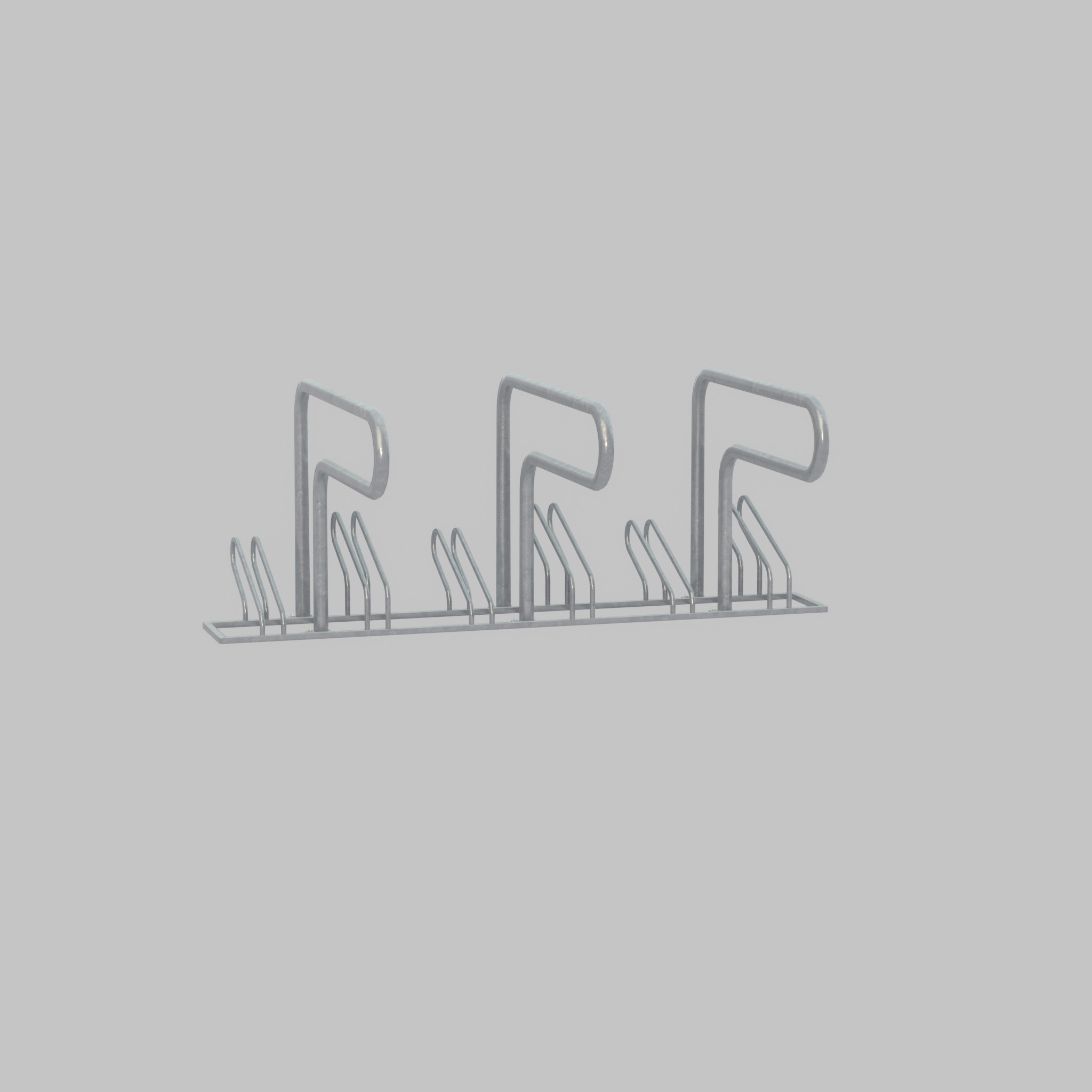 Bicycle Lean-to Parker Version 1 Low-poly 3D model_35