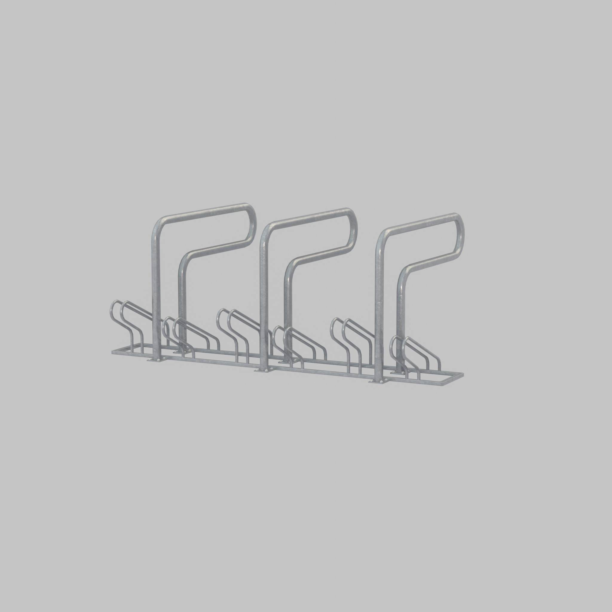 Bicycle Lean-to Parker Version 1 Low-poly 3D model_29