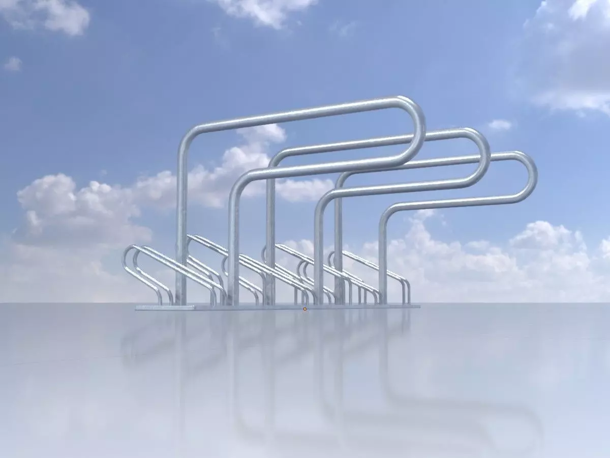 Bicycle Lean-to Parker Version 1 Low-poly 3D model_0