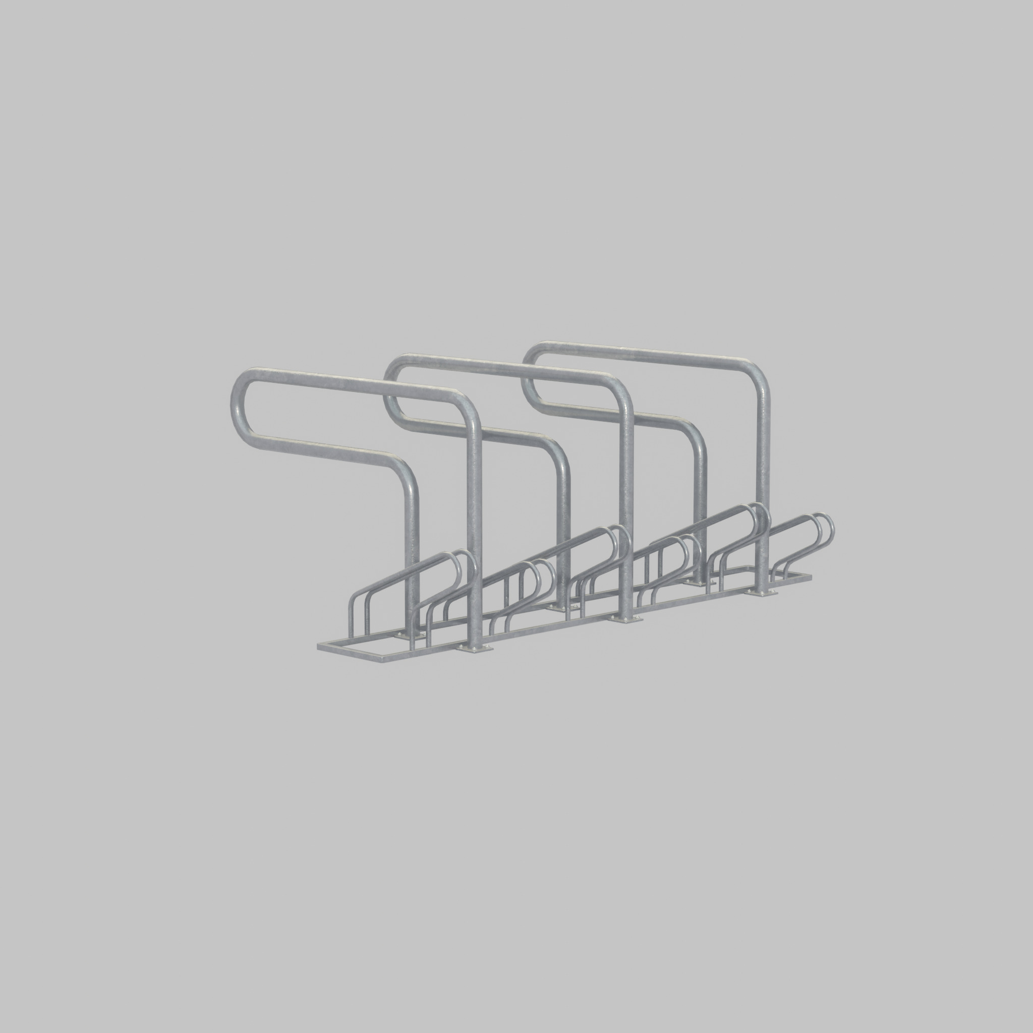 Bicycle Lean-to Parker Version 1 Low-poly 3D model_30