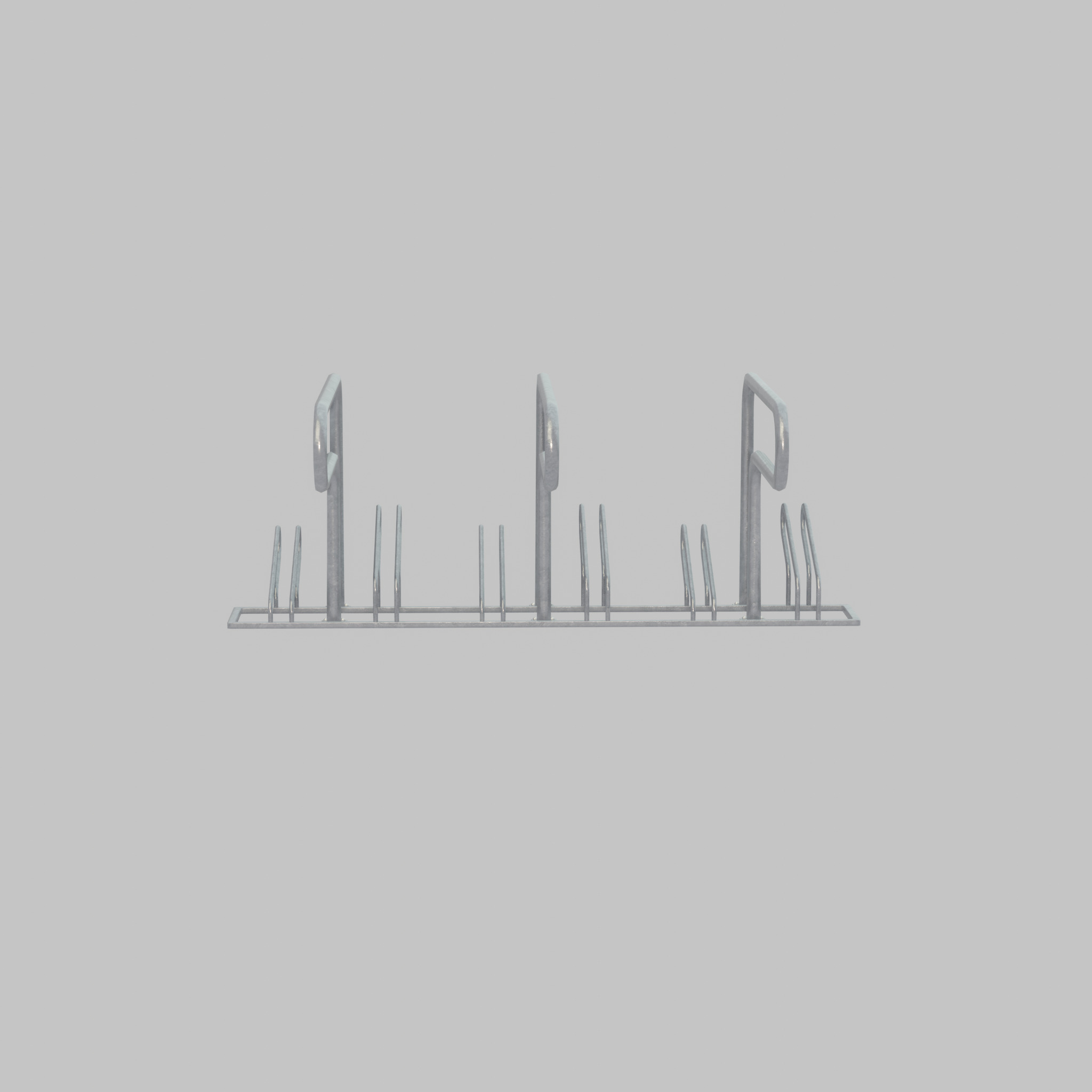 Bicycle Lean-to Parker Version 1 Low-poly 3D model_34